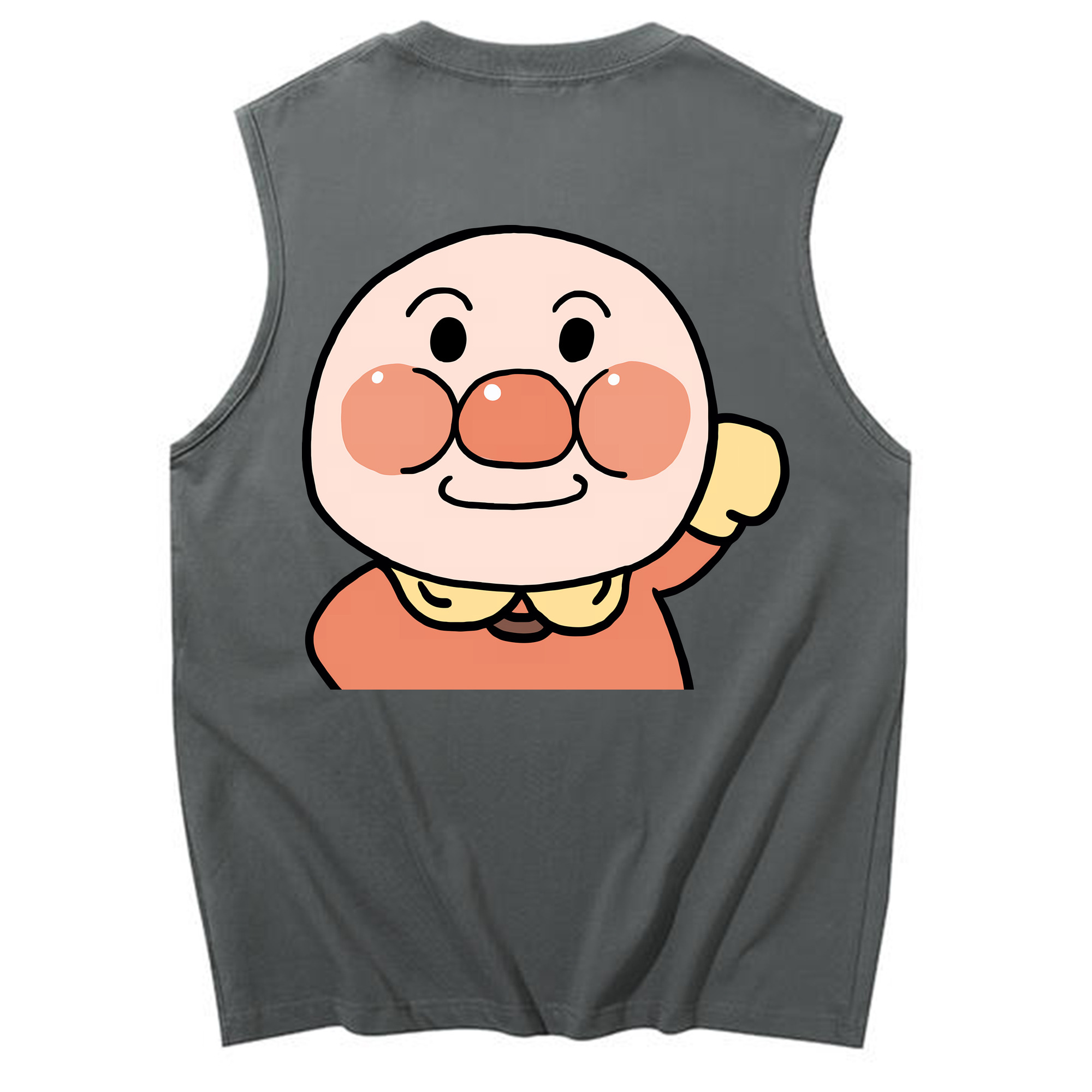（画像用） アンパンマン Anpanman コットン100％タンクトップ（背面プリント）